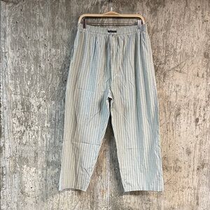 ANDREW SCOTT Men's Drawstring Lounge Pants Size XL In Blue/Green